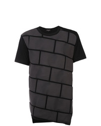 T-shirt girocollo stampata nera di Comme Des Garcons Homme Plus