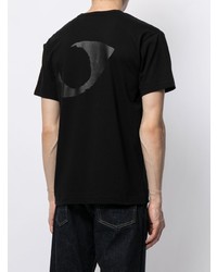 T-shirt girocollo stampata nera di Comme Des Garcons Play