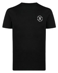 T-shirt girocollo stampata nera di Daily Paper