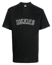 T-shirt girocollo stampata nera di Dickies Construct