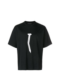 T-shirt girocollo stampata nera di Diesel Black Gold