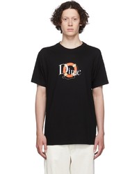 T-shirt girocollo stampata nera di Dime