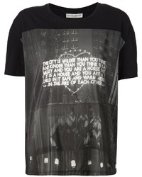 T-shirt girocollo stampata nera di EACH X OTHER