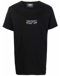 T-shirt girocollo stampata nera di Enterprise Japan
