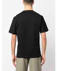 T-shirt girocollo stampata nera di Études