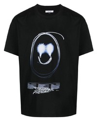 T-shirt girocollo stampata nera di Eytys