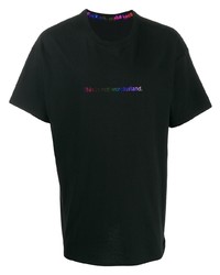 T-shirt girocollo stampata nera di F.A.M.T.