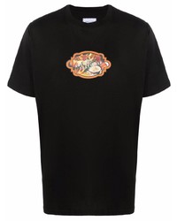 T-shirt girocollo stampata nera di Family First