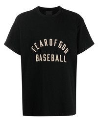 T-shirt girocollo stampata nera di Fear Of God