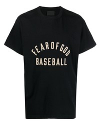 T-shirt girocollo stampata nera di Fear Of God