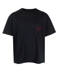 T-shirt girocollo stampata nera di GALLERY DEPT.