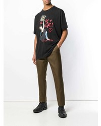 T-shirt girocollo stampata nera di Vivienne Westwood