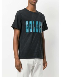 T-shirt girocollo stampata nera di Golden Goose Deluxe Brand