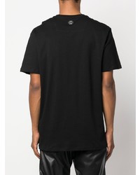 T-shirt girocollo stampata nera di Philipp Plein