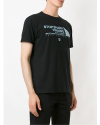 T-shirt girocollo stampata nera di OSKLEN