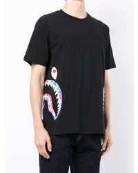 T-shirt girocollo stampata nera di A Bathing Ape