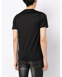 T-shirt girocollo stampata nera di Private Stock