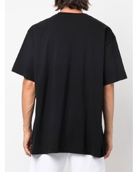 T-shirt girocollo stampata nera di Off-White