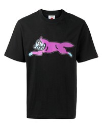 T-shirt girocollo stampata nera di Icecream