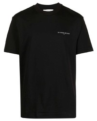 T-shirt girocollo stampata nera di Ih Nom Uh Nit