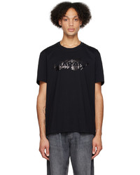 T-shirt girocollo stampata nera di Isabel Marant