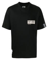 T-shirt girocollo stampata nera di Izzue
