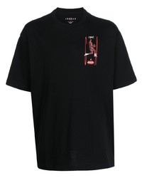 T-shirt girocollo stampata nera di Jordan