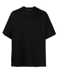 T-shirt girocollo stampata nera di Julius