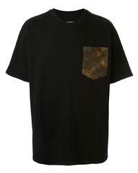 T-shirt girocollo stampata nera di Just Don
