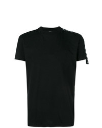 T-shirt girocollo stampata nera di Kappa Kontroll