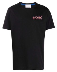 T-shirt girocollo stampata nera di Koché