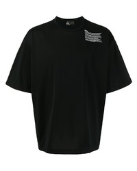 T-shirt girocollo stampata nera di Kolor