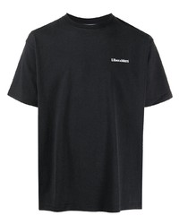 T-shirt girocollo stampata nera di Liberaiders