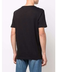 T-shirt girocollo stampata nera di Tommy Hilfiger