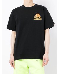 T-shirt girocollo stampata nera di A Bathing Ape