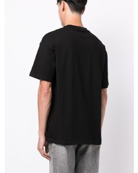 T-shirt girocollo stampata nera di Izzue