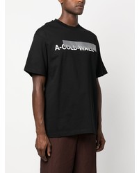 T-shirt girocollo stampata nera di A-Cold-Wall*