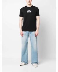 T-shirt girocollo stampata nera di Calvin Klein