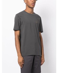 T-shirt girocollo stampata nera di BOSS