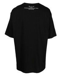 T-shirt girocollo stampata nera di Takahiromiyashita The Soloist