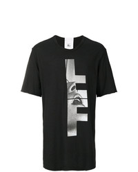 T-shirt girocollo stampata nera di Lost & Found Rooms