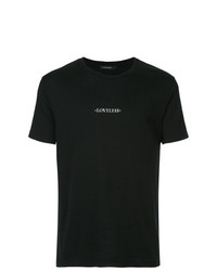 T-shirt girocollo stampata nera di Loveless