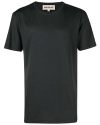 T-shirt girocollo stampata nera di Marané