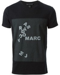T-shirt girocollo stampata nera di Marc by Marc Jacobs