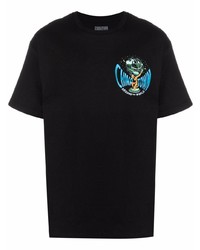 T-shirt girocollo stampata nera di MARKET