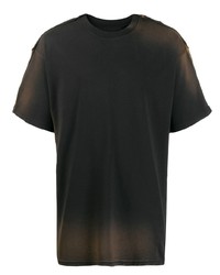 T-shirt girocollo stampata nera di Martine Rose