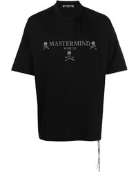 T-shirt girocollo stampata nera di Mastermind Japan