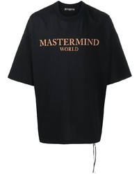 T-shirt girocollo stampata nera di Mastermind World