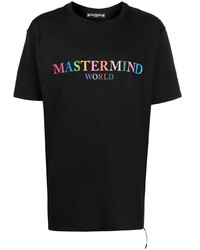 T-shirt girocollo stampata nera di Mastermind World
