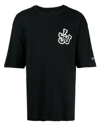 T-shirt girocollo stampata nera di Mauna Kea